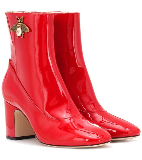 t gucci allie red shoes|gucci boots for women.